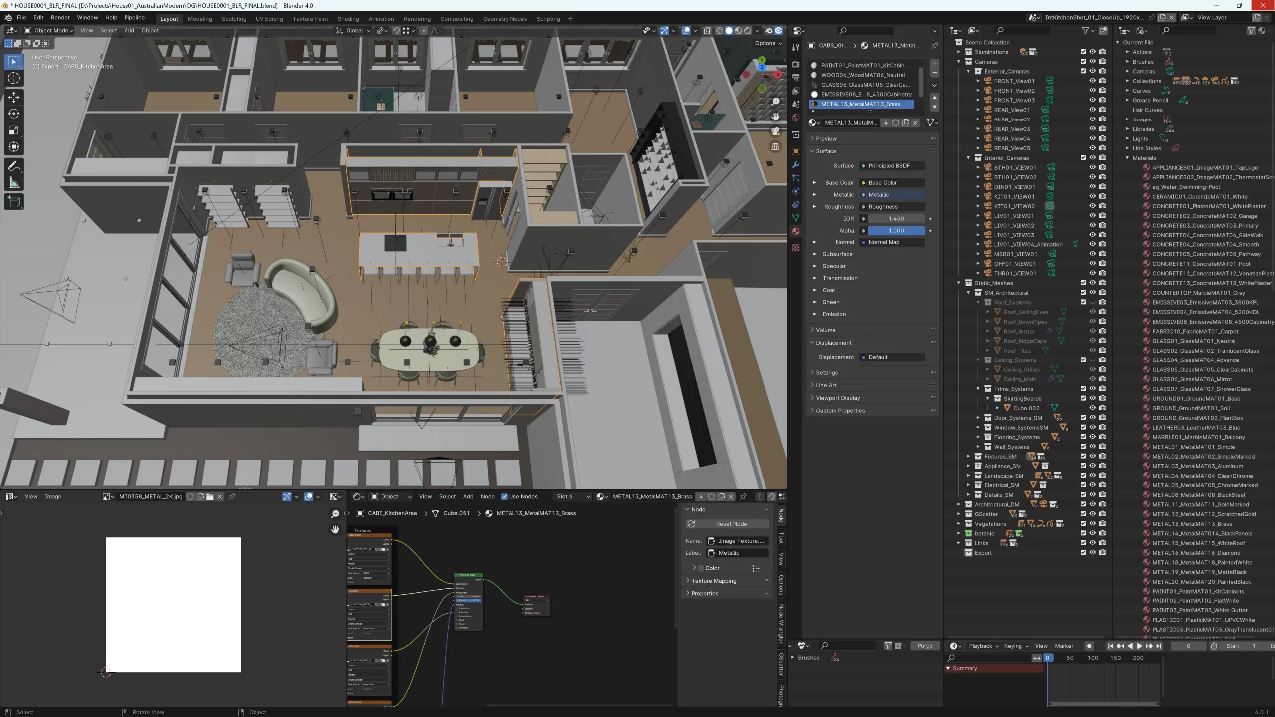 An interior designer working on a floor plan using software on a Windows PC.