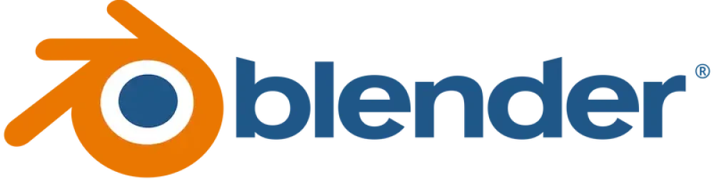 Blender logo — 3D modeling and visualization support for interior projects